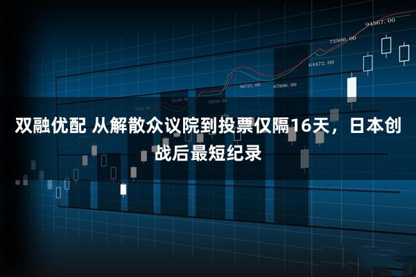 双融优配 从解散众议院到投票仅隔16天，日本创战后最短纪录
